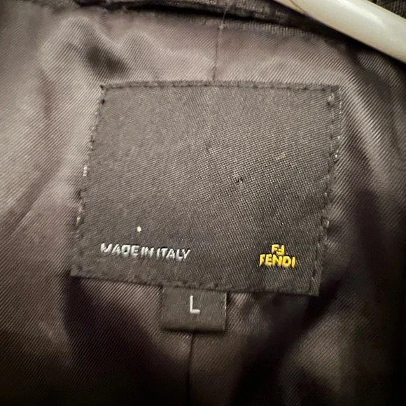 Fendi Black Monogram Jacket